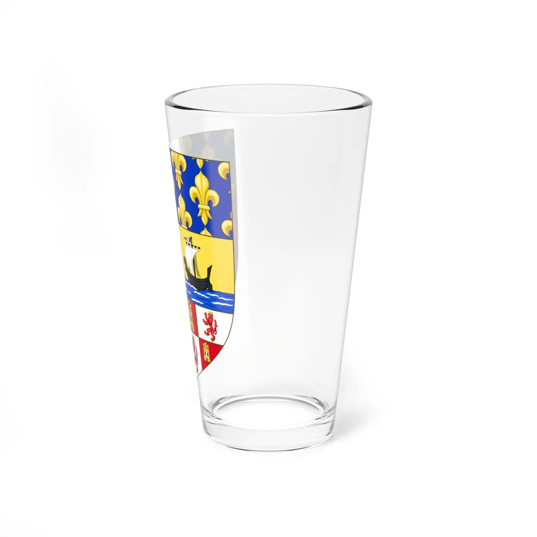 Arms of Oran French Algeria (Algeria) (Coat of Arms) Pint Glass 16oz - Go Mug Yourself