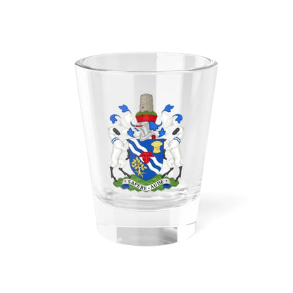 Arms of Oxfordshire County Council 1949-1976 (England) (Coat of Arms) Shot Glass 1.5oz 1.5oz - Go Mug Yourself
