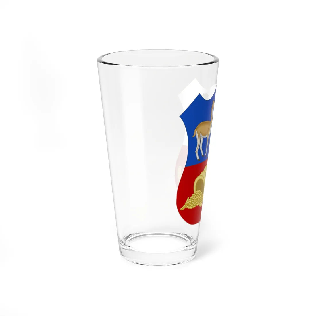 Arms of Perú (Peru) (Coat of Arms) Pint Glass 16oz - Go Mug Yourself