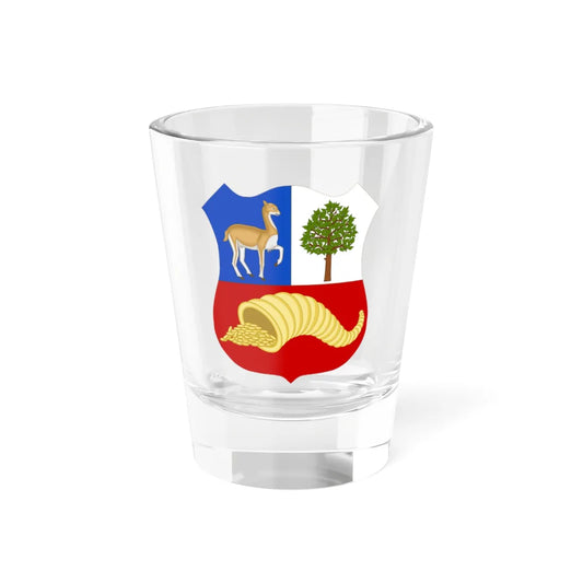 Arms of Perú (Peru) (Coat of Arms) Shot Glass 1.5oz 1.5oz - Go Mug Yourself