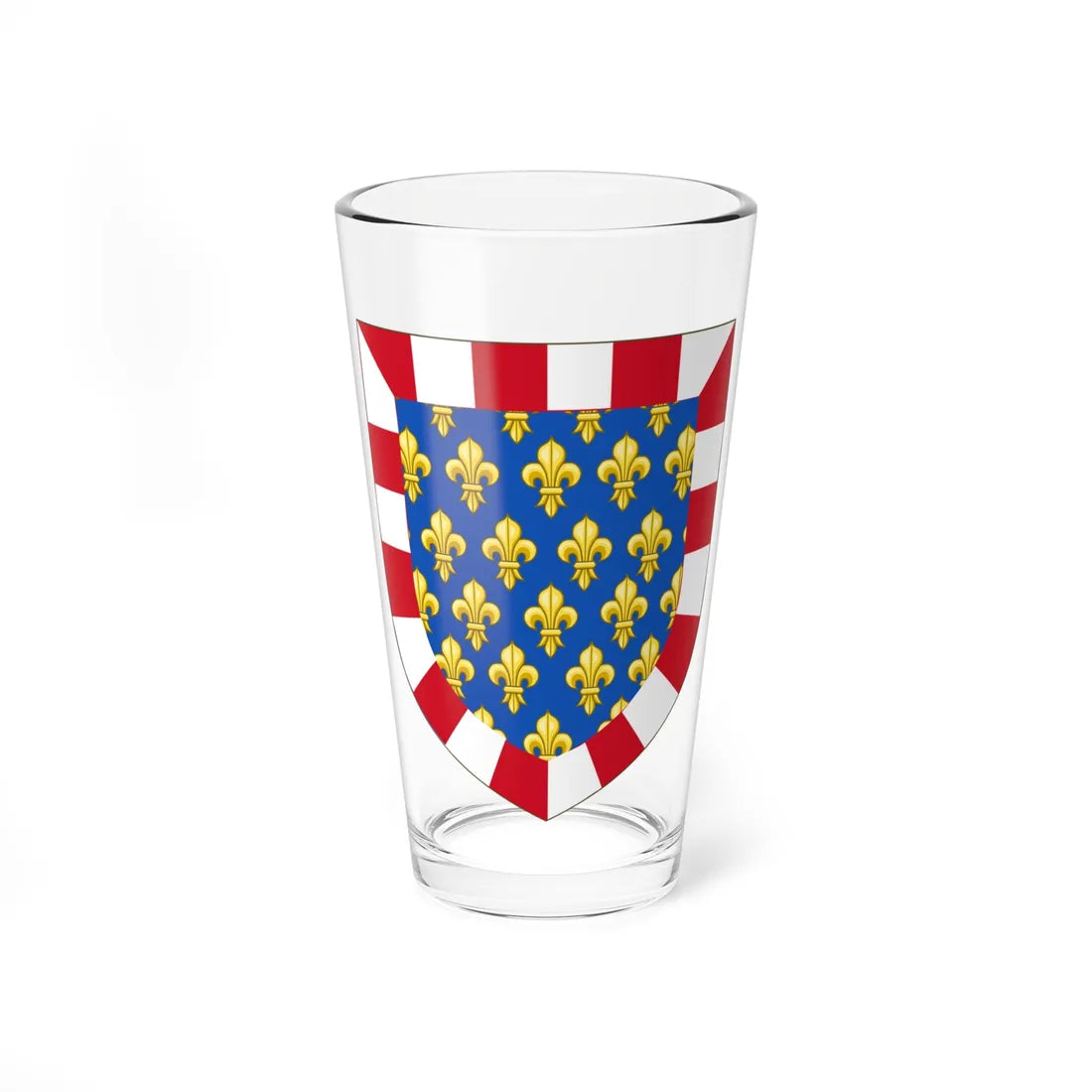 Arms of Philip II of Burgundy and the Count of Touraine (Spain) (Coat of Arms) Pint Glass 16oz 16oz - Go Mug Yourself