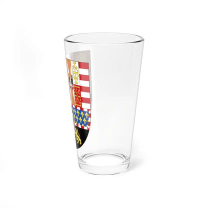 Arms of Philip II of Spain 1558-1580 (Spain) (Coat of Arms) Pint Glass 16oz - Go Mug Yourself