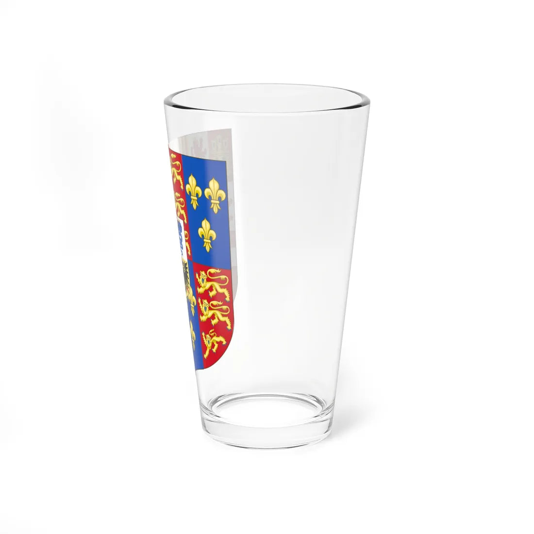 Arms of Philip II of Spain as Monarch of Milan 1554-1558 (Spain) (Coat of Arms) Pint Glass 16oz - Go Mug Yourself
