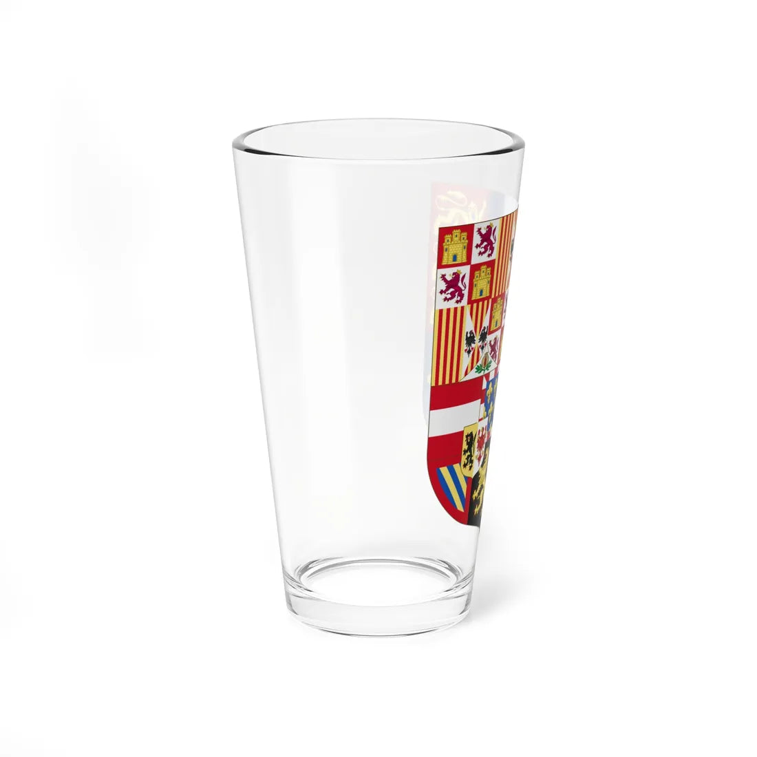 Arms of Philip of Austria Prince of Asturias and King of England (England) (Coat of Arms) Pint Glass 16oz - Go Mug Yourself