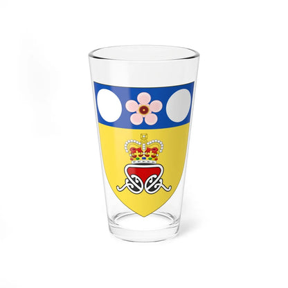 Arms of Phillip OShea (New Zealand) (Coat of Arms) Pint Glass 16oz 16oz - Go Mug Yourself