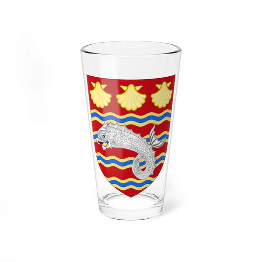 Arms of Poole as depicted on a postcard in 1925 (England) (Coat of Arms) Pint Glass 16oz 16oz - Go Mug Yourself