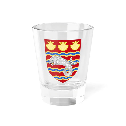 Arms of Poole as depicted on a postcard in 1925 (England) (Coat of Arms) Shot Glass 1.5oz 1.5oz - Go Mug Yourself