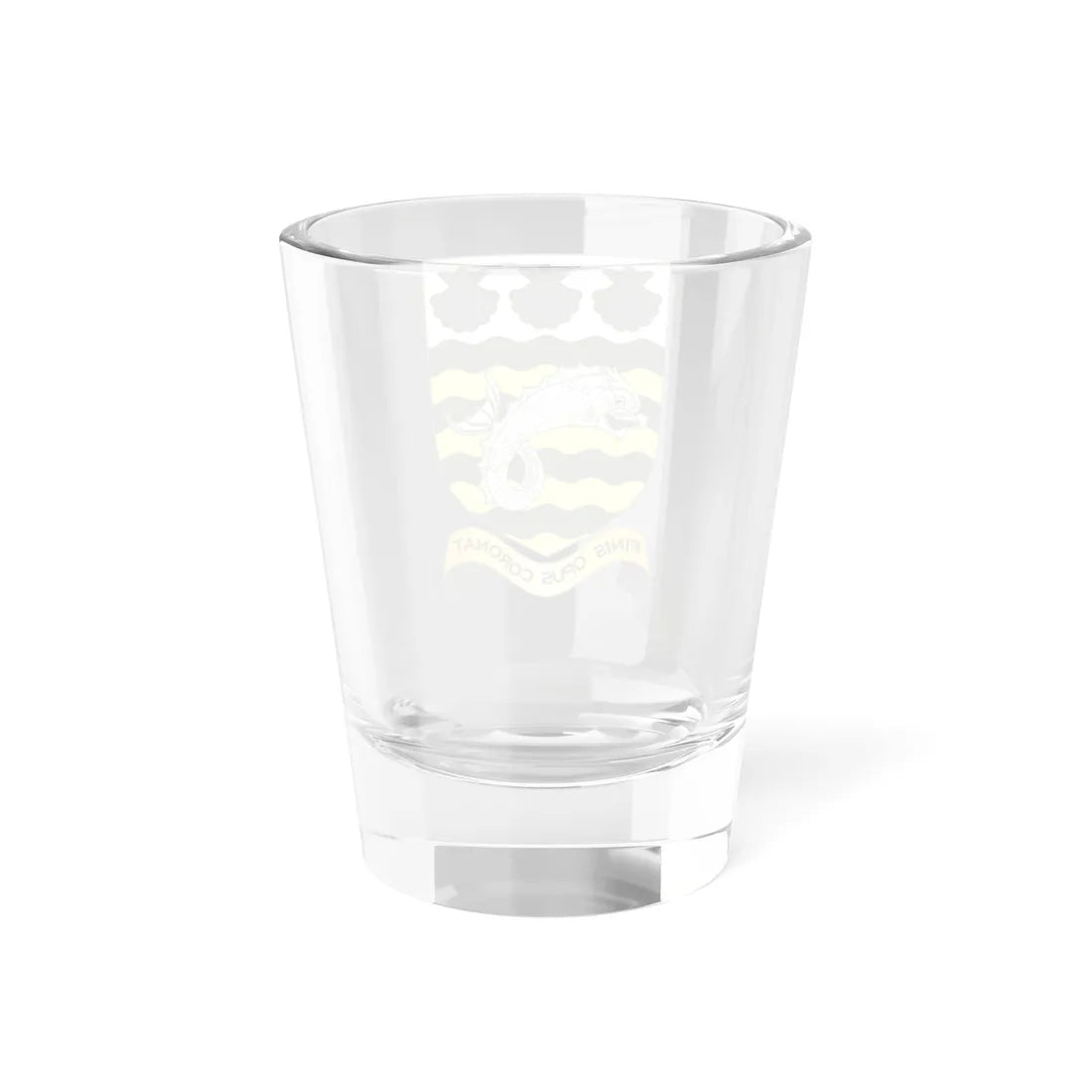 Arms of Poole as used by Poole Grammar School Poole Colours (England) (Coat of Arms) Shot Glass 1.5oz - Go Mug Yourself