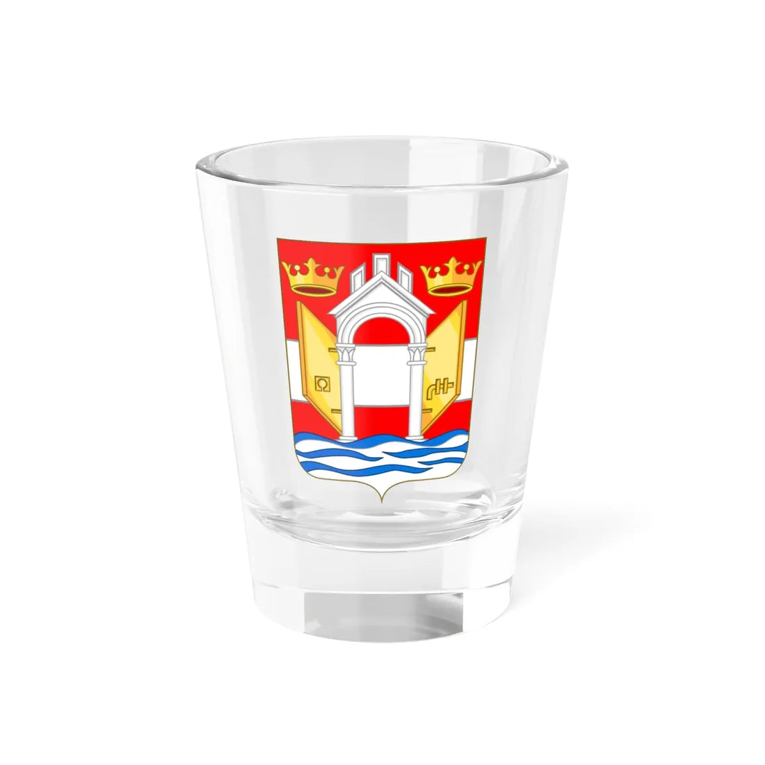 Arms of Pordenone (Italy) (Coat of Arms) Shot Glass 1.5oz 1.5oz - Go Mug Yourself