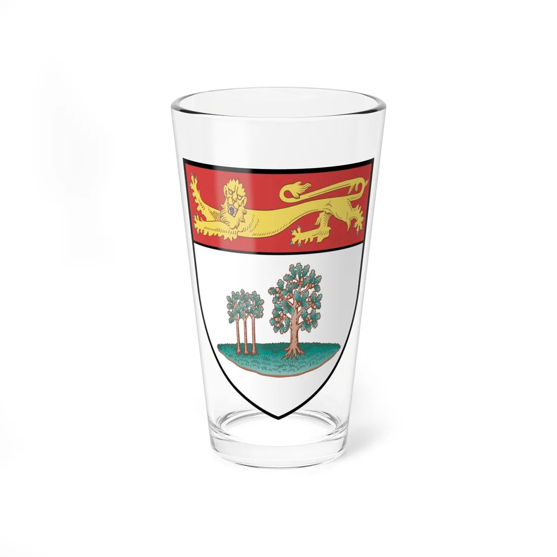 Arms of Prince Edward Island (Canada) (Coat of Arms) Pint Glass 16oz 16oz - Go Mug Yourself