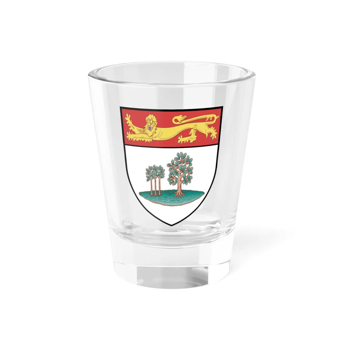 Arms of Prince Edward Island (Canada) (Coat of Arms) Shot Glass 1.5oz 1.5oz - Go Mug Yourself