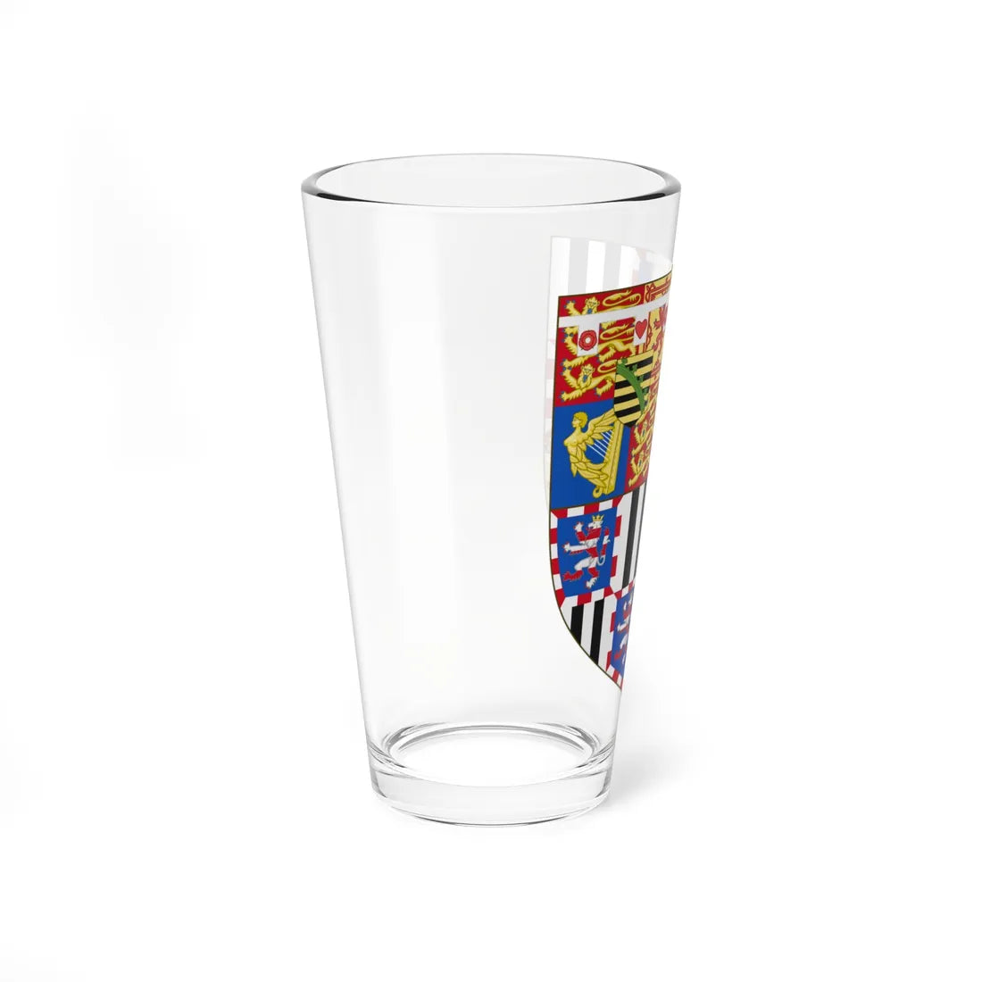 Arms of Princes Alexander Leopold and Maurice of Battenberg Before 1917 (United Kingdom) (Coat of Arms) Pint Glass 16oz - Go Mug Yourself