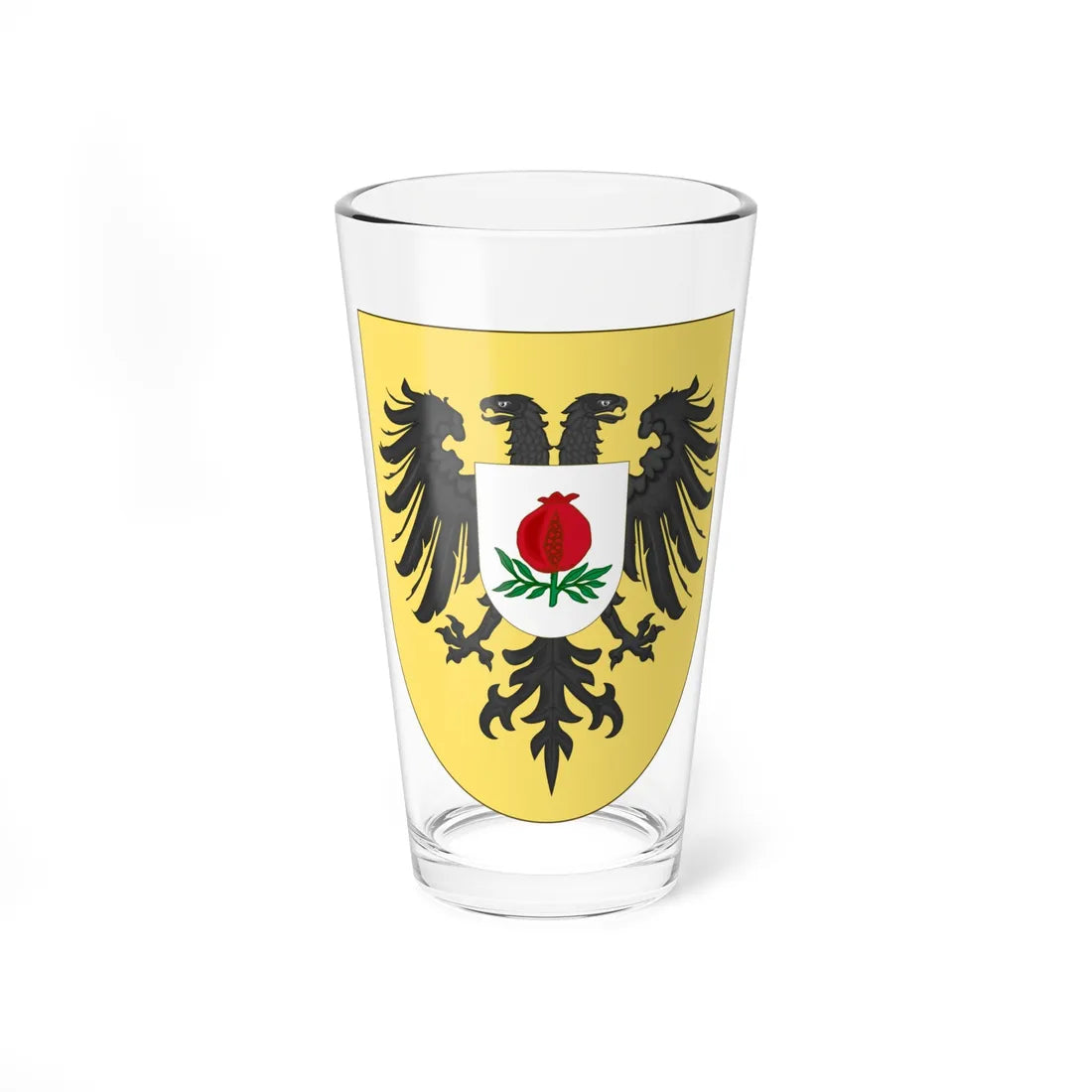 Arms of Rafel (Spain) (Coat of Arms) Pint Glass 16oz 16oz - Go Mug Yourself