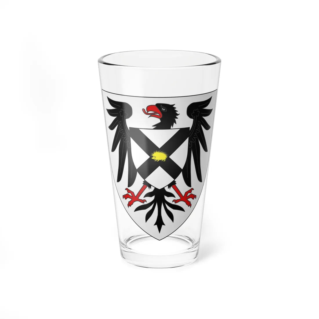 Arms of Robert Maxwell Earl of Nithsdale (Scotland) (Coat of Arms) Pint Glass 16oz 16oz - Go Mug Yourself
