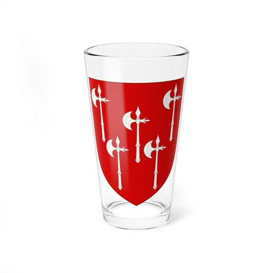 Arms of Roger Machado (Portugal) (Coat of Arms) Pint Glass 16oz 16oz - Go Mug Yourself
