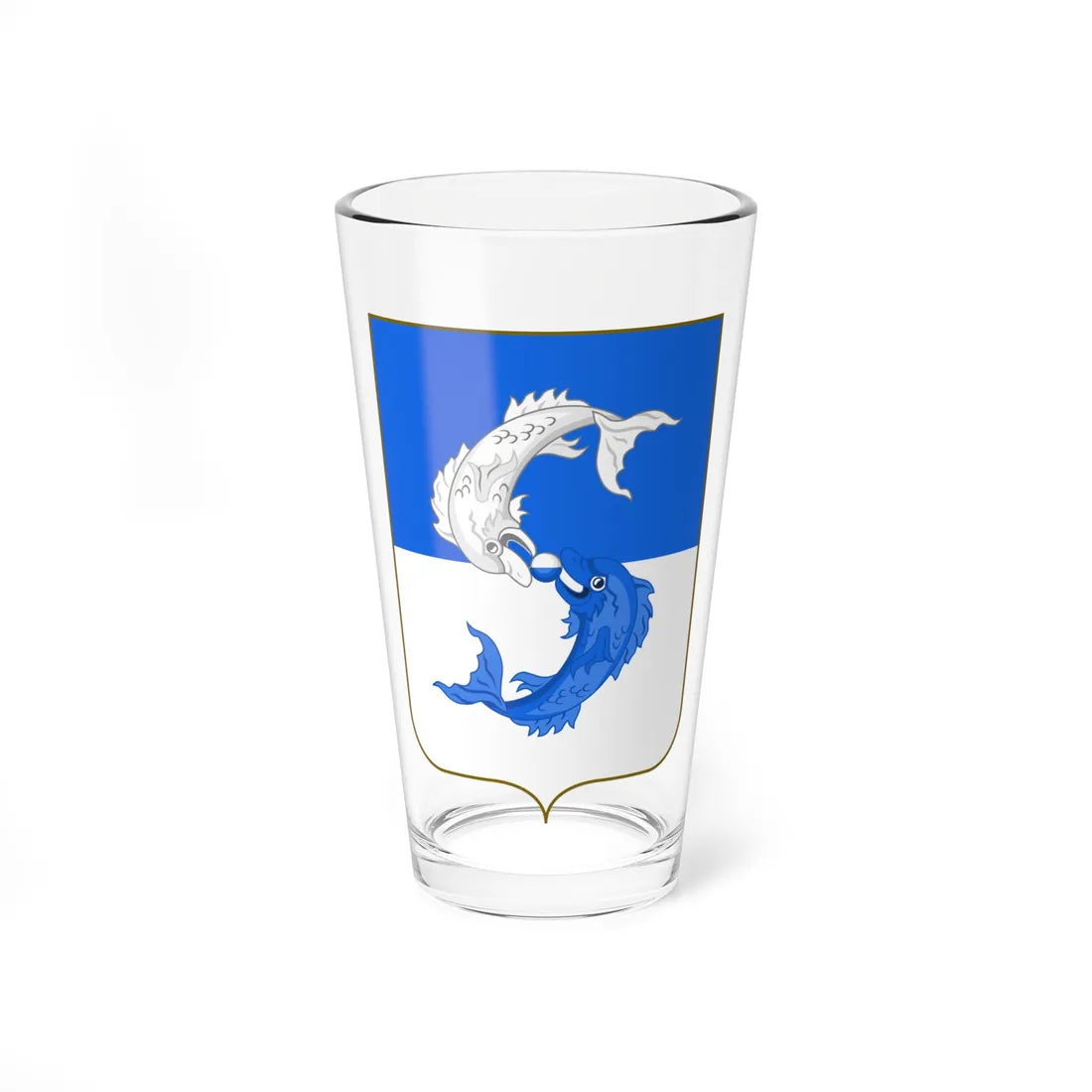 Arms of Saluzzo alt (Italy) (Coat of Arms) Pint Glass 16oz - Go Mug Yourself