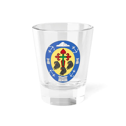 Arms of Santa Cruz de Tenerife (Spain) (Coat of Arms) Shot Glass 1.5oz 1.5oz - Go Mug Yourself