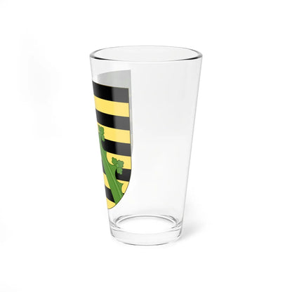 Arms of Saxony (Germany) (Coat of Arms) Pint Glass 16oz - Go Mug Yourself