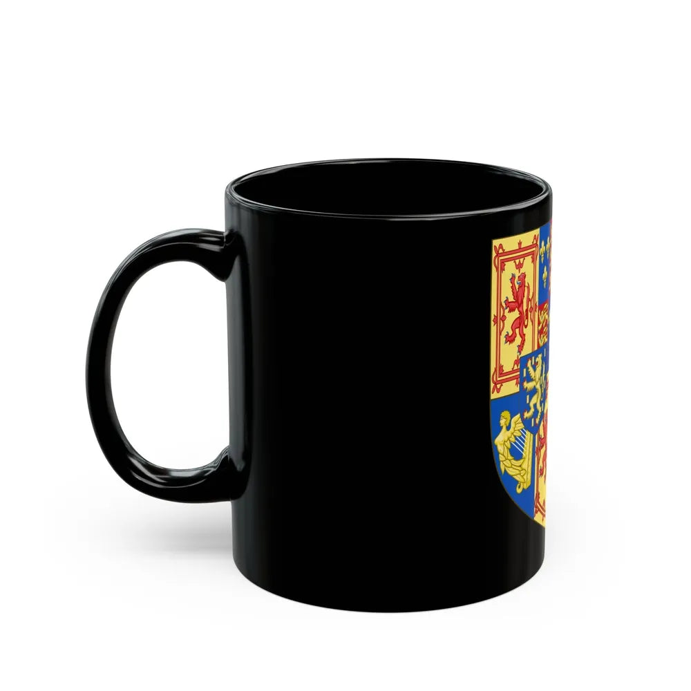 Arms of Scotland (1689-1694) - Black Coffee Mug-Go Mug Yourself