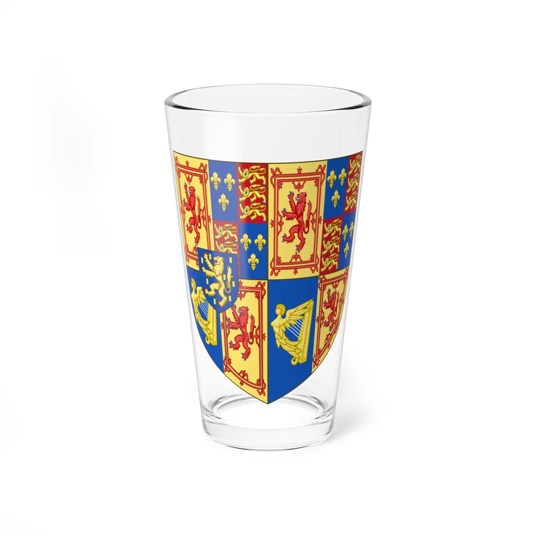 Arms of Scotland 1689-1694 (Scotland) (Coat of Arms) Pint Glass 16oz 16oz - Go Mug Yourself