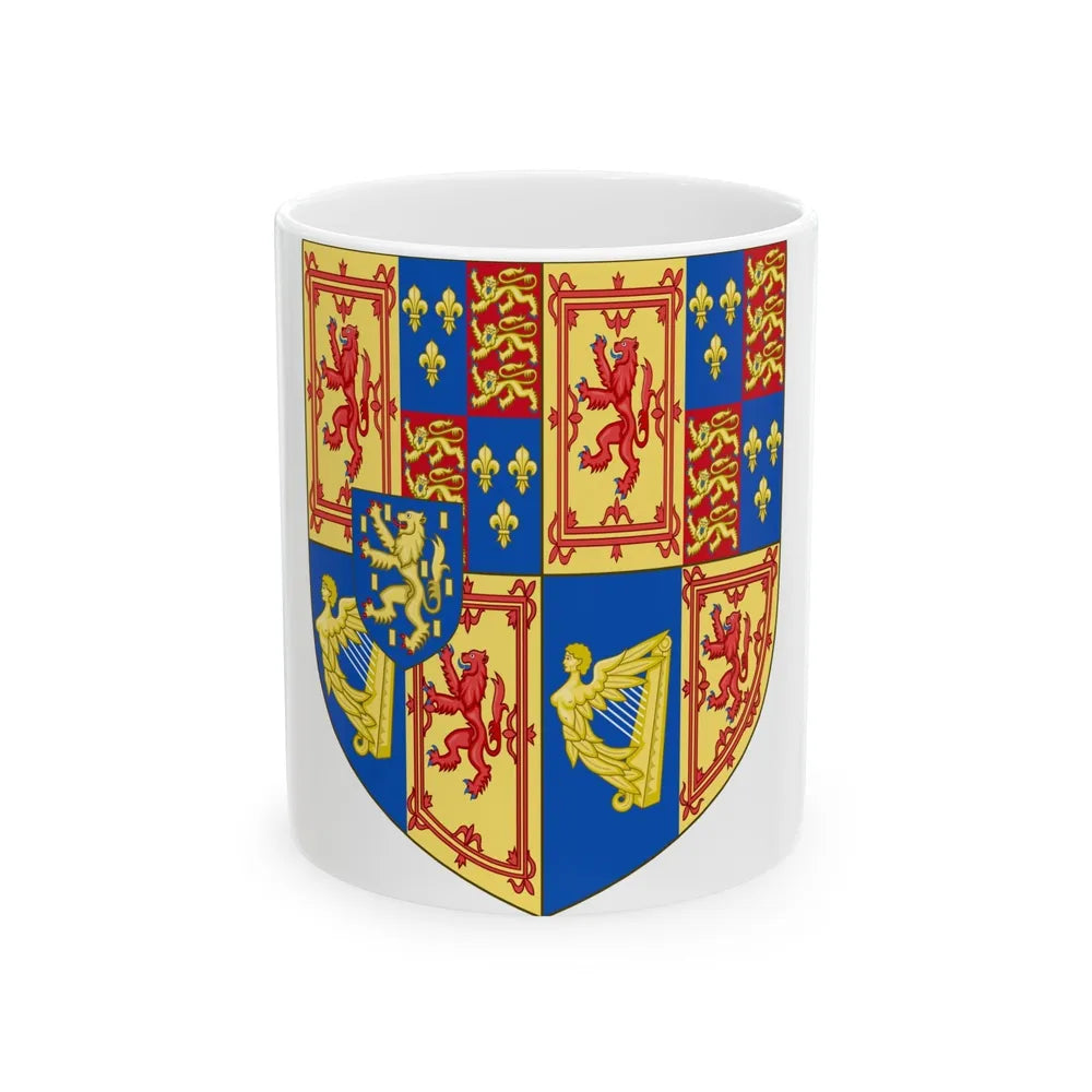 Arms of Scotland (1689-1694) - White Coffee Mug-11oz-Go Mug Yourself