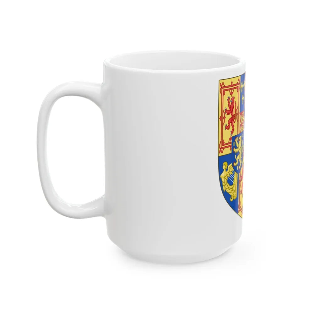 Arms of Scotland (1689-1694) - White Coffee Mug-Go Mug Yourself