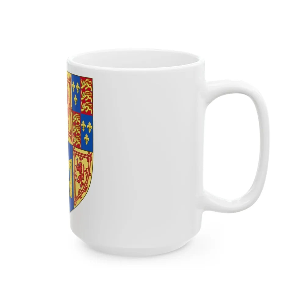 Arms of Scotland (1689-1694) - White Coffee Mug-Go Mug Yourself