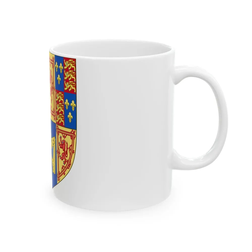 Arms of Scotland (1689-1694) - White Coffee Mug-Go Mug Yourself