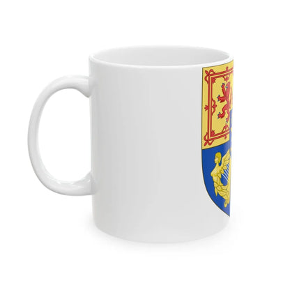 Arms of Scotland (1694-1702) - White Coffee Mug-Go Mug Yourself