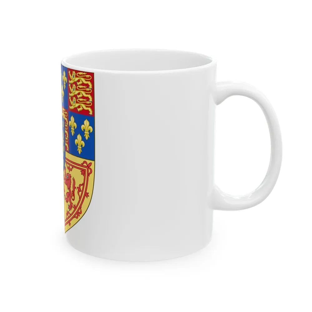 Arms of Scotland (1694-1702) - White Coffee Mug-Go Mug Yourself