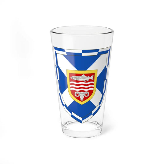 Arms of Scottish Borders Area Council (Scotland) (Coat of Arms) Pint Glass 16oz 16oz - Go Mug Yourself
