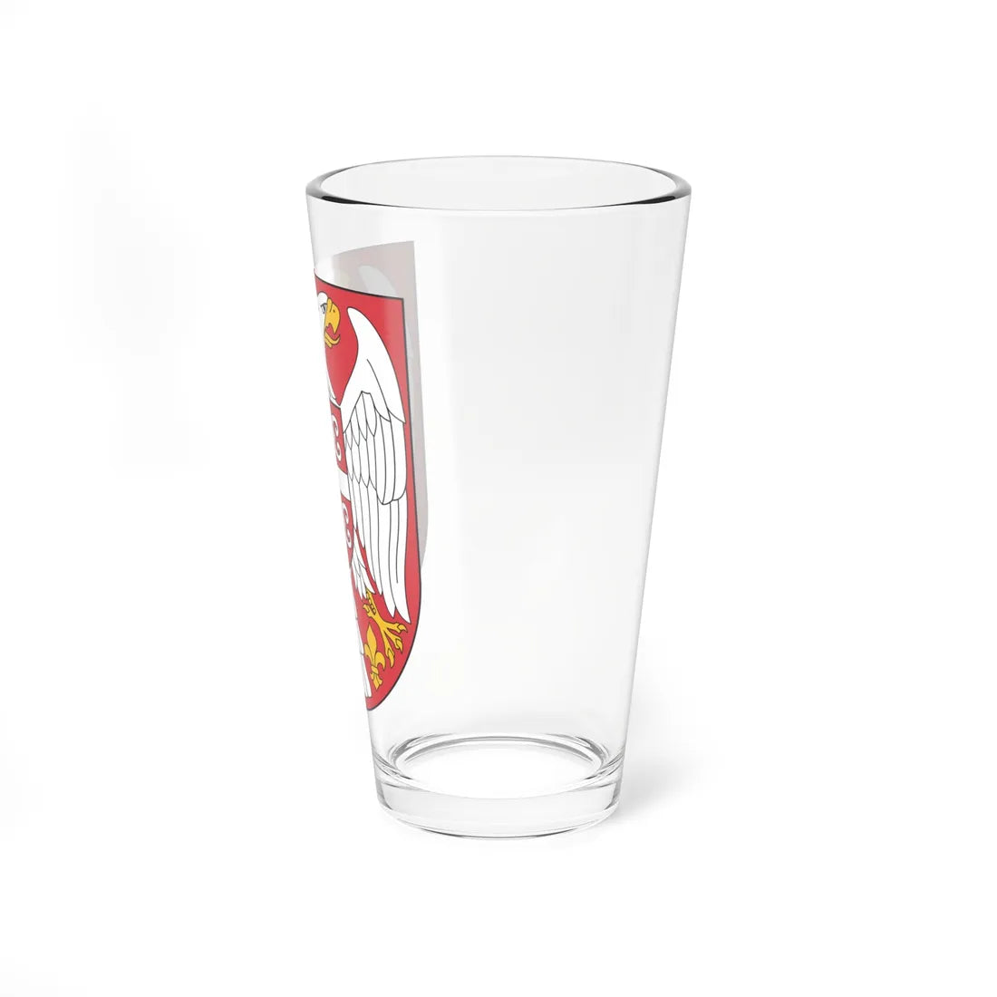 Arms of Serbia (Serbia) (Coat of Arms) Pint Glass 16oz - Go Mug Yourself