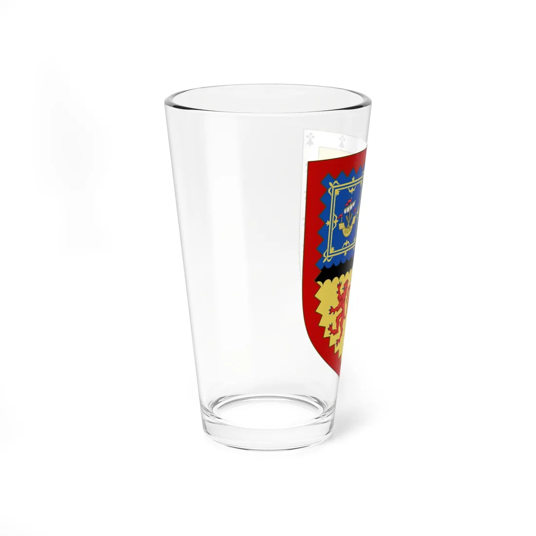 Arms of Sinclair Baron Pentland (Scotland) (Coat of Arms) Pint Glass 16oz - Go Mug Yourself
