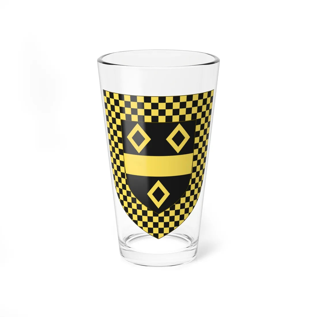 Arms of Sir James William Mitchell (Scotland) (Coat of Arms) Pint Glass 16oz 16oz - Go Mug Yourself