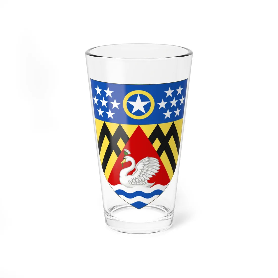 Arms of Slough Borough Council (England) (Coat of Arms) Pint Glass 16oz 16oz - Go Mug Yourself