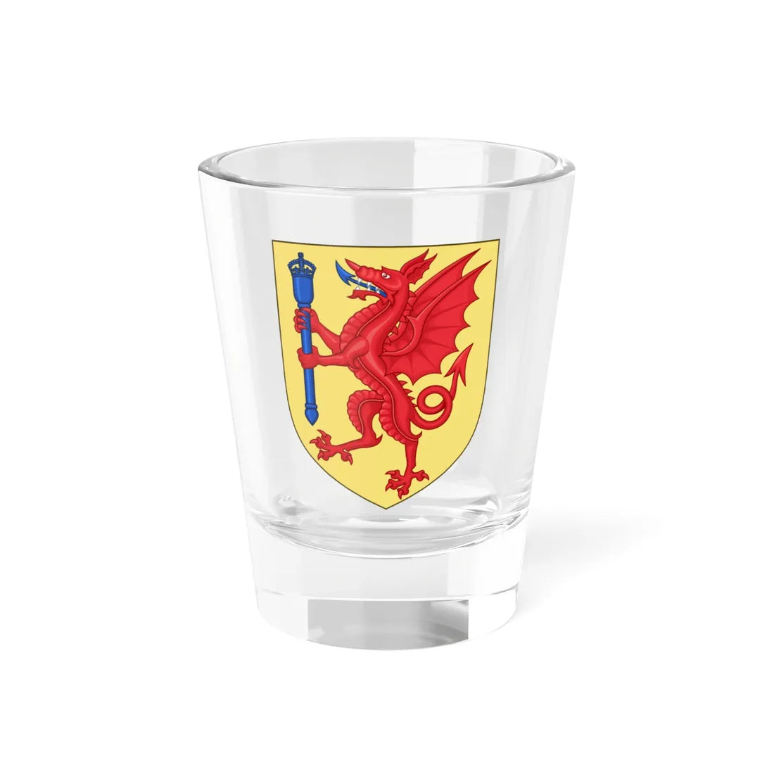 Arms of Somerset County Council 1911 (England) (Coat of Arms) Shot Glass 1.5oz 1.5oz - Go Mug Yourself