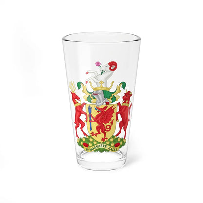 Arms of Somerset County Council (England) (Coat of Arms) Pint Glass 16oz 16oz - Go Mug Yourself