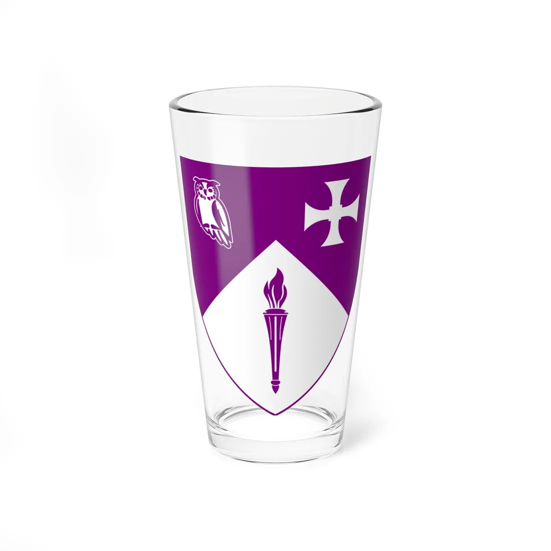 Arms of South College Durham (England) (Coat of Arms) Pint Glass 16oz 16oz - Go Mug Yourself