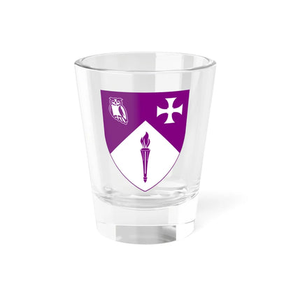 Arms of South College Durham (England) (Coat of Arms) Shot Glass 1.5oz 1.5oz - Go Mug Yourself
