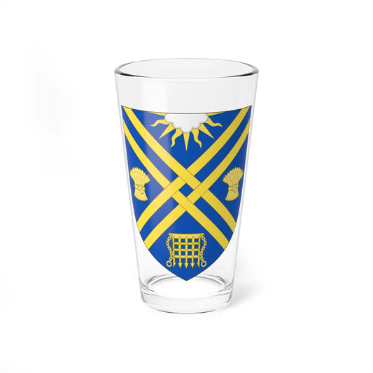 Arms of South Oxfordshire District (England) (Coat of Arms) Pint Glass 16oz 16oz - Go Mug Yourself