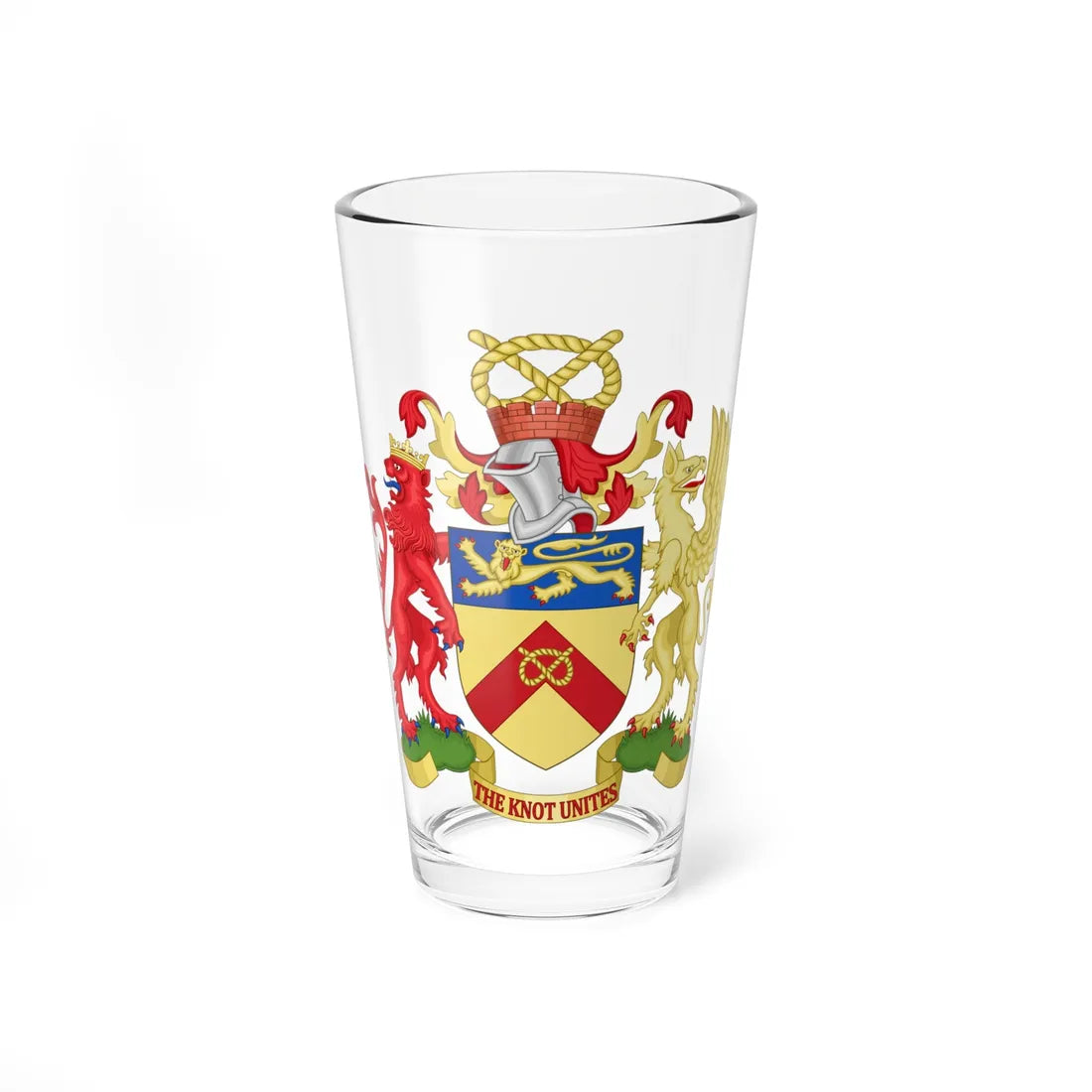 Arms of Staffordshire County Council (England) (Coat of Arms) Pint Glass 16oz 16oz - Go Mug Yourself