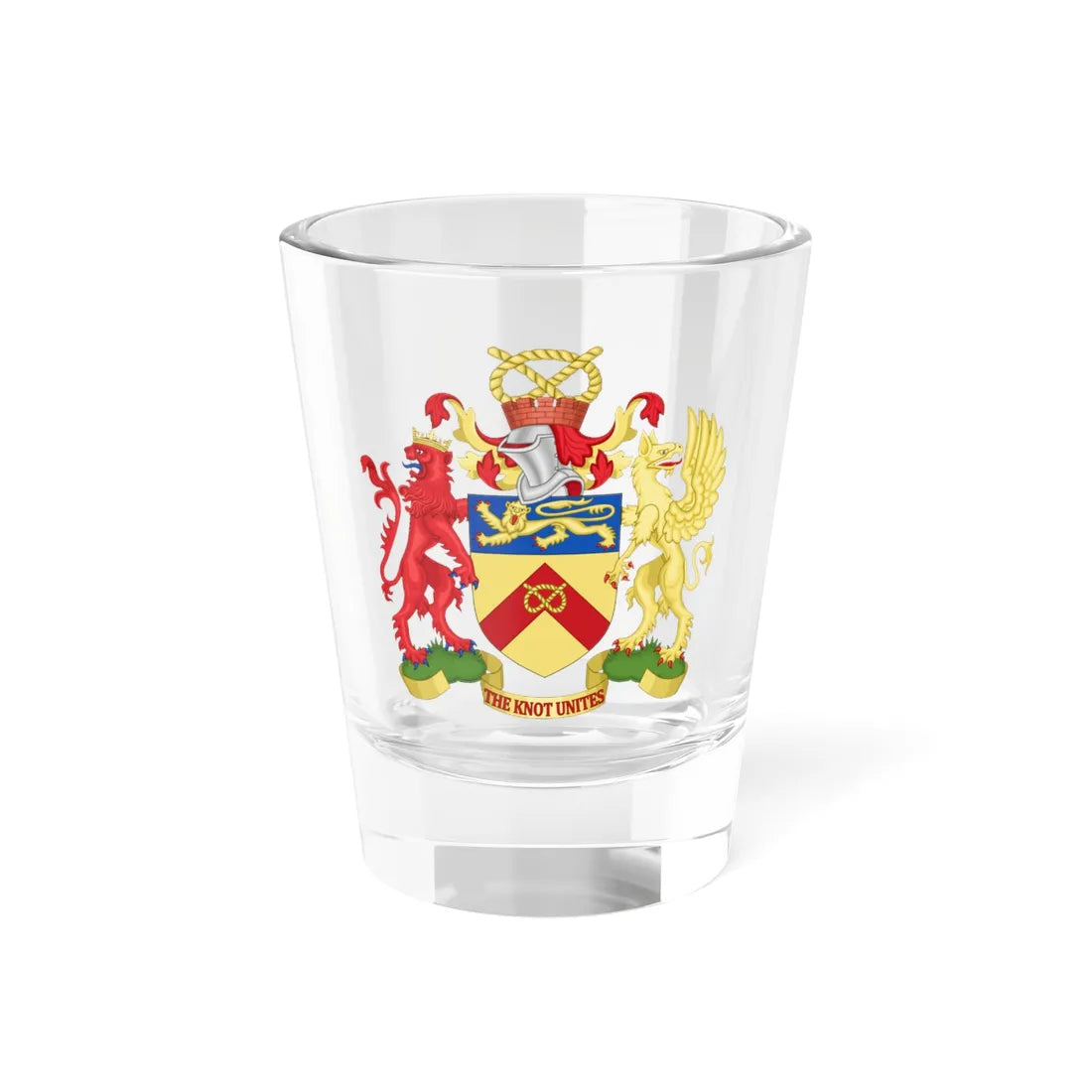 Arms of Staffordshire County Council (England) (Coat of Arms) Shot Glass 1.5oz 1.5oz - Go Mug Yourself