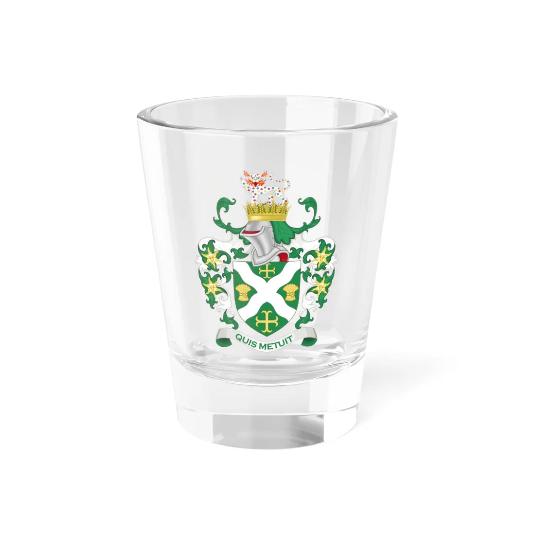 Arms of Sturminster Newton Town Council (England) (Coat of Arms) Shot Glass 1.5oz 1.5oz - Go Mug Yourself