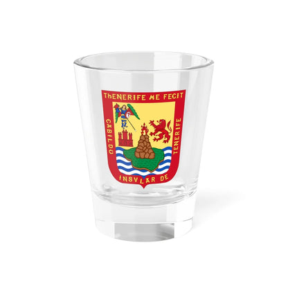Arms of Tenerife (Spain) (Coat of Arms) Shot Glass 1.5oz 1.5oz - Go Mug Yourself