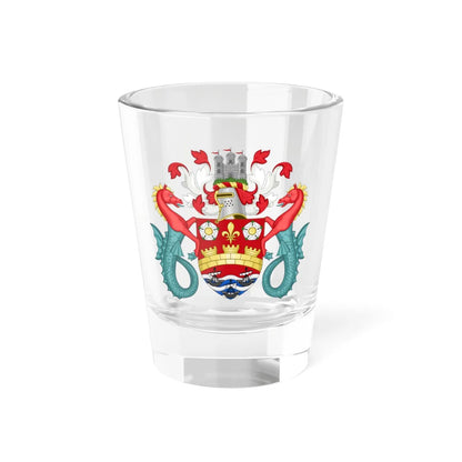 Arms of the Cambridge City Council (England) (Coat of Arms) Shot Glass 1.5oz 1.5oz - Go Mug Yourself