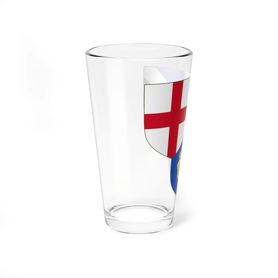 Arms of the Commonwealth of England Scotland and Ireland (Ireland) (Coat of Arms) Pint Glass 16oz - Go Mug Yourself