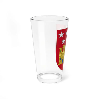 Arms of the Community of Madrid (Spain) (Coat of Arms) Pint Glass 16oz - Go Mug Yourself