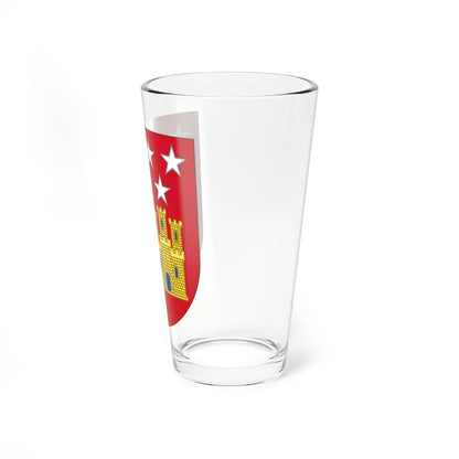 Arms of the Community of Madrid (Spain) (Coat of Arms) Pint Glass 16oz - Go Mug Yourself