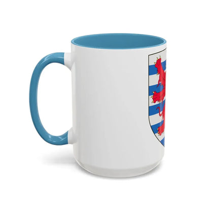 Arms of the Count of Luxembourg - Accent Coffee Mug - Go Mug Yourself