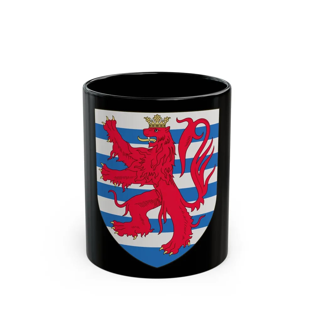 Arms of the Count of Luxembourg - Black Coffee Mug-11oz-Go Mug Yourself